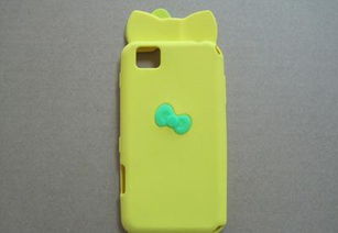 三星9100蝴蝶结硅胶手机套 可爱风配件，时尚实用兼具